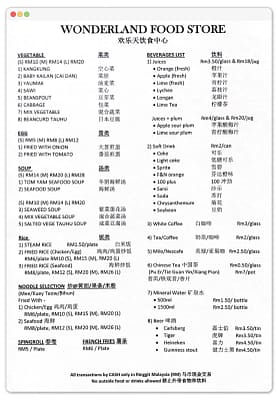 wonderland menu 2